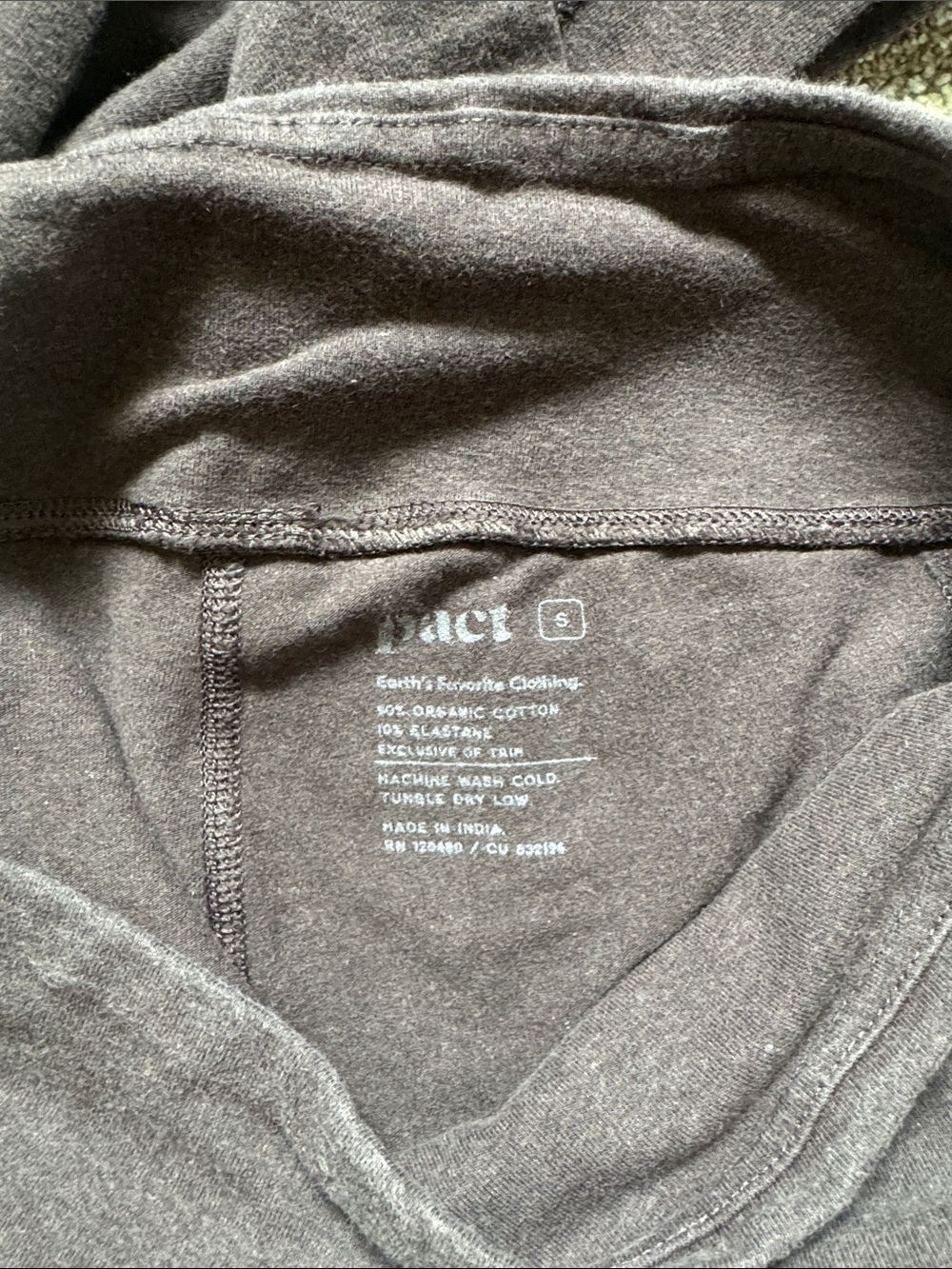 Pact Organic Cotton On-the-go Leggings - Picture 3 of 6